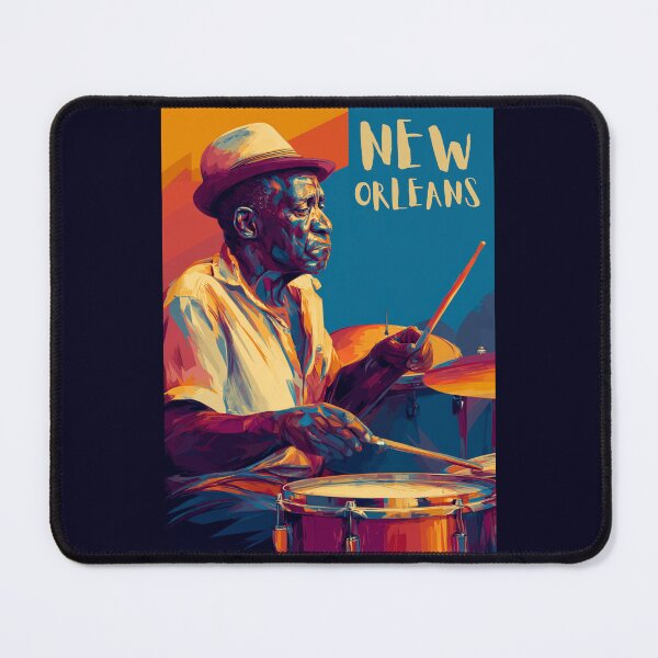 Item preview, A Drummer in New Orleans - Louisiana designed and sold by GoodOldVintage.