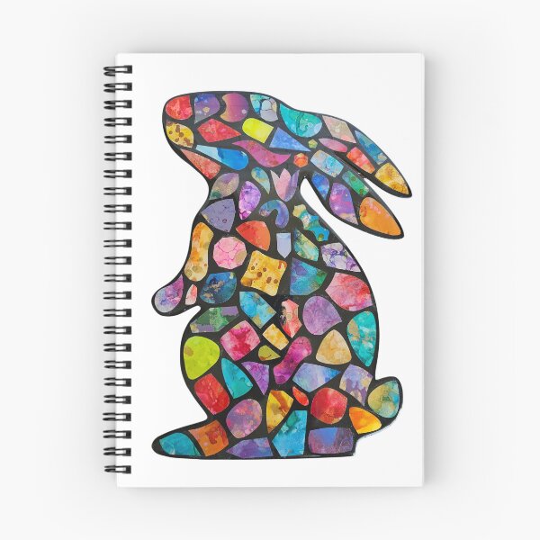 Item preview, Colorful Shapes Bunny with Ears Down designed and sold by Bdbear10.