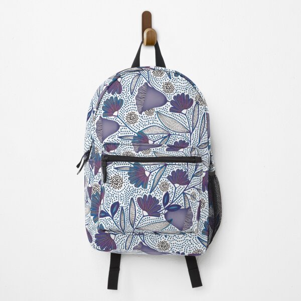 Item preview, Pointillism Twilight Blooms designed and sold by phatlizzardart.
