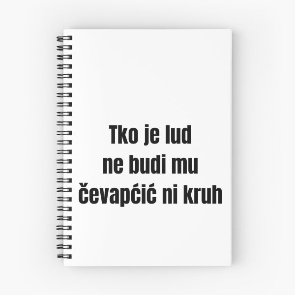 Item preview, Tko je lud ne budi mu - natpis designed and sold by Dmitrij63.