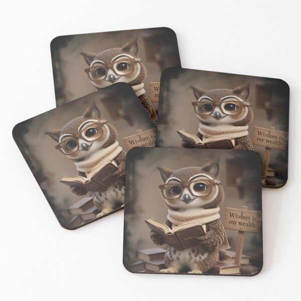 Item preview, Wise Owl – Wisdom Is My Wealth designed and sold by Wildborn74.