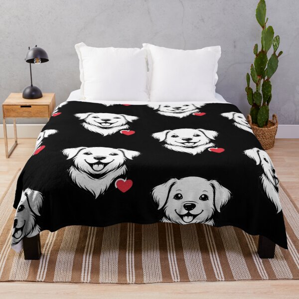 Item preview, Cute Dog Face with Heart – Minimalist Dog Lover Design designed and sold by PaulaDesignCo.