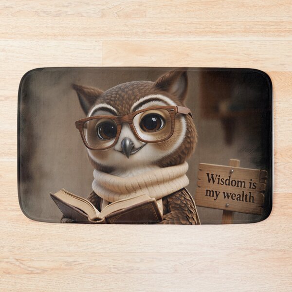 Item preview, Wise Owl – Wisdom Is My Wealth designed and sold by Wildborn74.