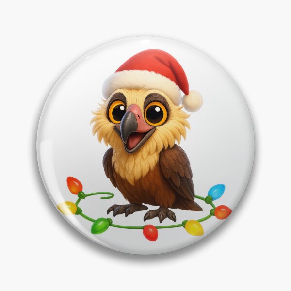 Item preview, Christmas Bearded Vulture designed and sold by Sillytoe.