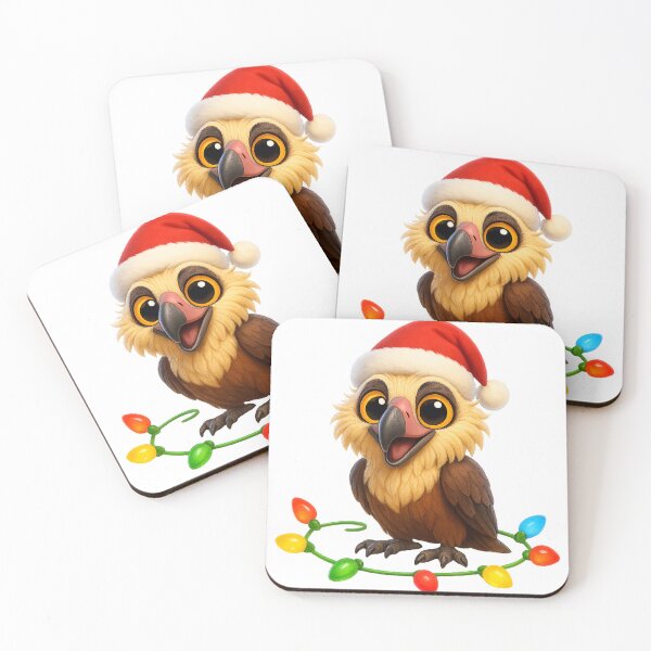 Item preview, Christmas Bearded Vulture designed and sold by Sillytoe.