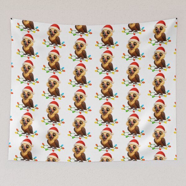 Item preview, Christmas Bearded Vulture designed and sold by Sillytoe.