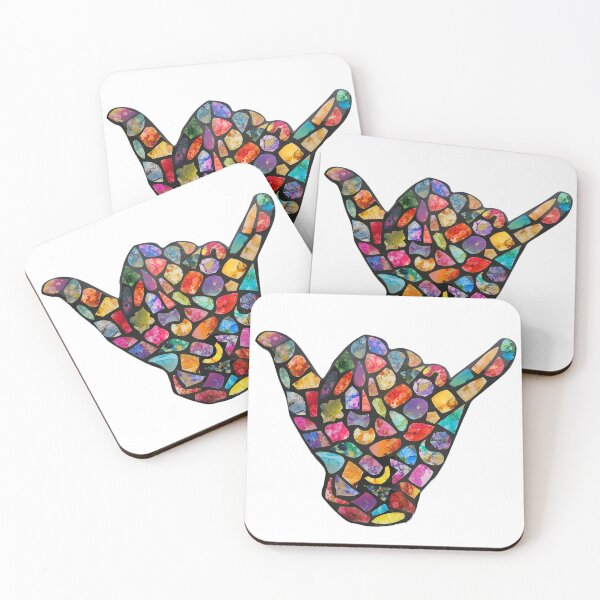 Item preview, Colorful Shapes Shaka Wall Art designed and sold by Bdbear10.