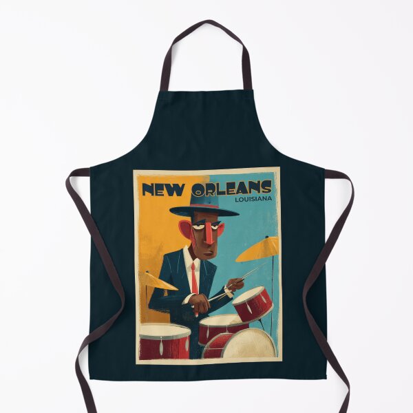 Item preview, A Drummer in New Orleans - Louisiana  designed and sold by GoodOldVintage.