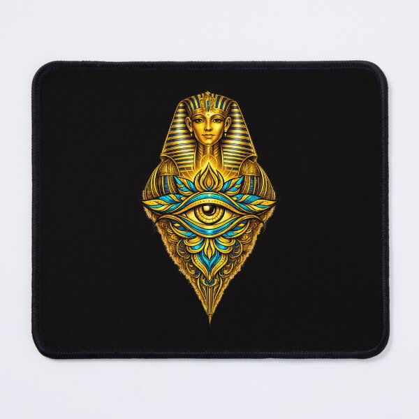 Item preview, Mystic Pharaoh Mask – Ancient Egypt Golden Royal Symbol designed and sold by GulfSignature.