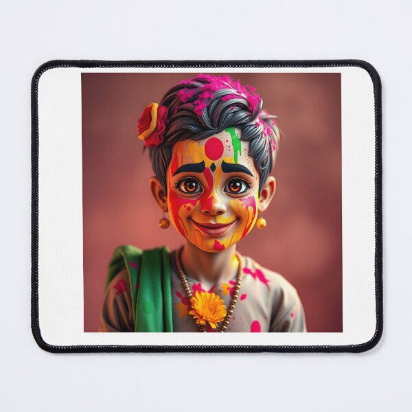 Item preview, Realistic Boy with Holi Colors designed and sold by Teewave-Ashish.