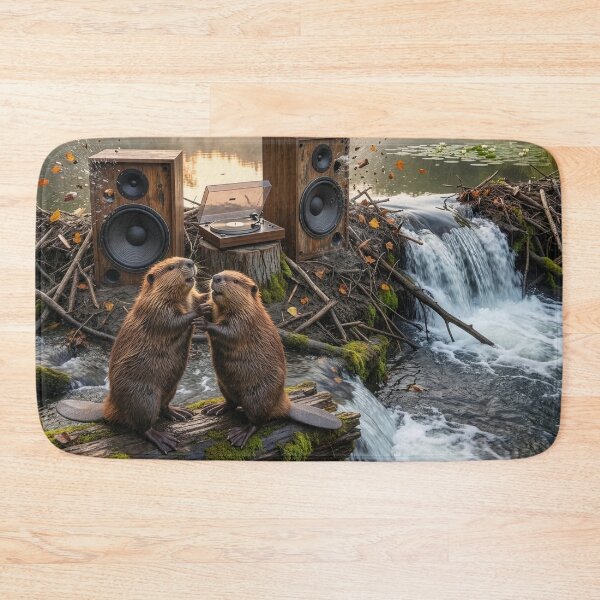 Item preview, Cajun Beavers Have a Fais Do-Do designed and sold by Tridentulus.