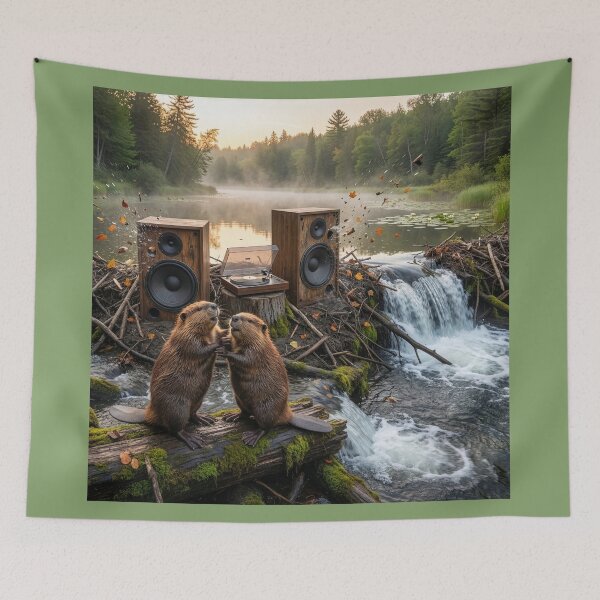 Item preview, Cajun Beavers Have a Fais Do-Do designed and sold by Tridentulus.