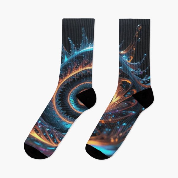 Item preview, Glowing Fractal Spiral Decor designed and sold by Harmonic_Layers.