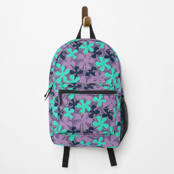 Item preview, Retro Beach Vibes Pattern in Purple, Teal and Navy designed and sold by Free-Spirit-Meg.