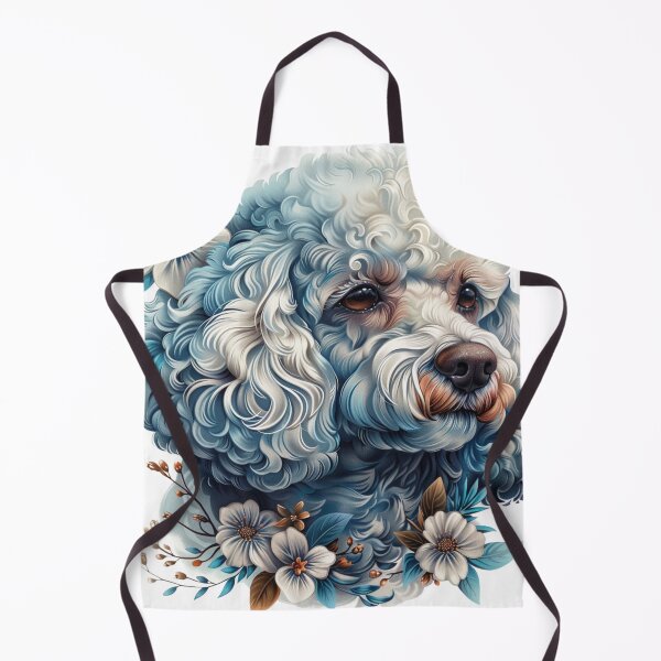 Item preview, Neo-traditional poodle with flowers designed and sold by MendaciousMina.