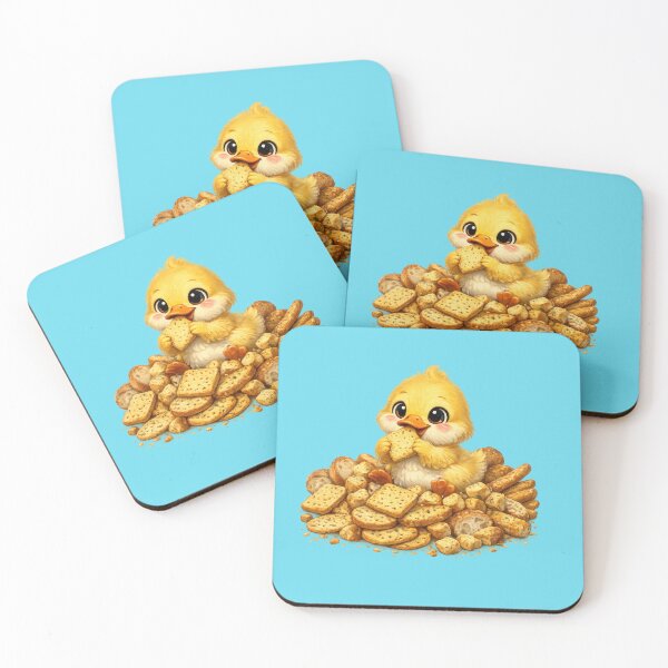 Item preview, Cute Duckling Bread Feast Sticker designed and sold by jgvisualarts.