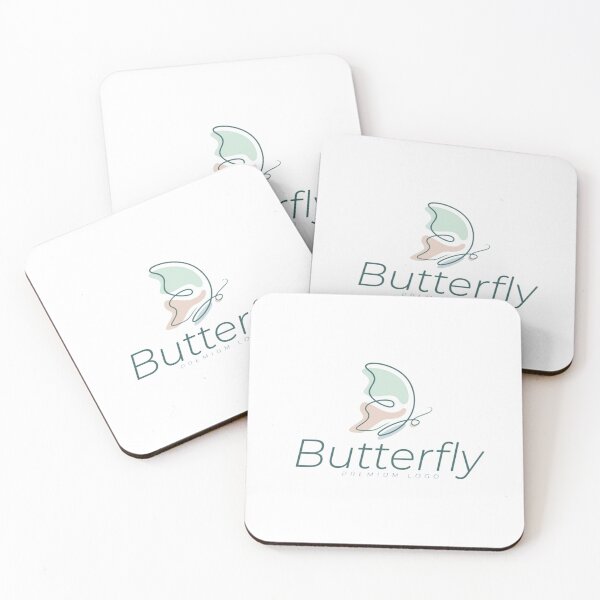 Item preview, Elegant Butterfly Logo – Minimalist Premium Butterfly Design designed and sold by Shopchid.