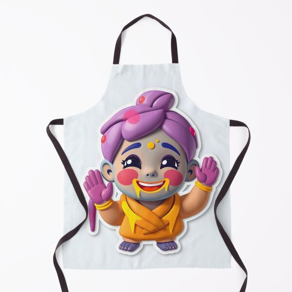 Item preview, Colorful Holi Turban Character designed and sold by Teewave-Ashish.