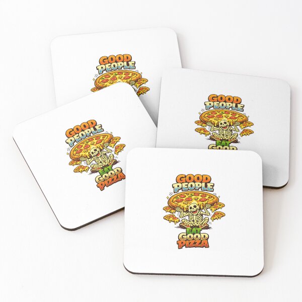Item preview, Good People Eat Good Pizza designed and sold by LuveraxArt.