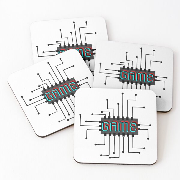 Item preview, Retro Glitch CPU - "GAME" Circuit Board Aesthetic designed and sold by RohiMade.