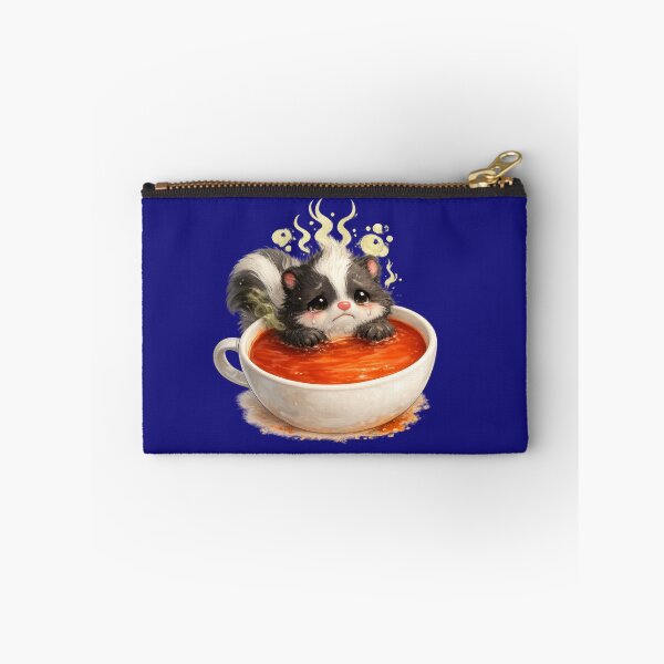 Item preview, Cute Crying Skunk in Soup Sticker designed and sold by jgvisualarts.