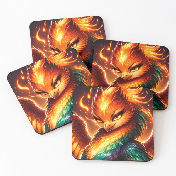 Item preview, Radiant Phoenix Rising – Fiery Rebirth Fantasy Bird designed and sold by PettyWithPurpose.