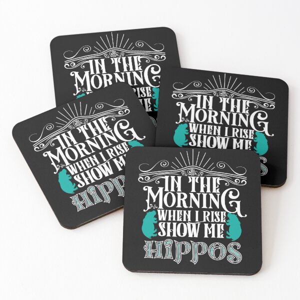 Item preview, In the morning when i rise show me hippos funny hippopotamus quotes designed and sold by Pikkalo.