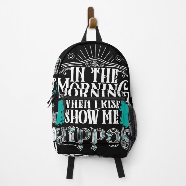 Item preview, In the morning when i rise show me hippos funny hippopotamus quotes designed and sold by Pikkalo.
