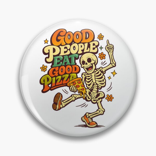Item preview, Good People Eat Good Pizza designed and sold by LuveraxArt.