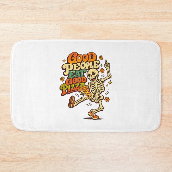 Item preview, Good People Eat Good Pizza designed and sold by LuveraxArt.