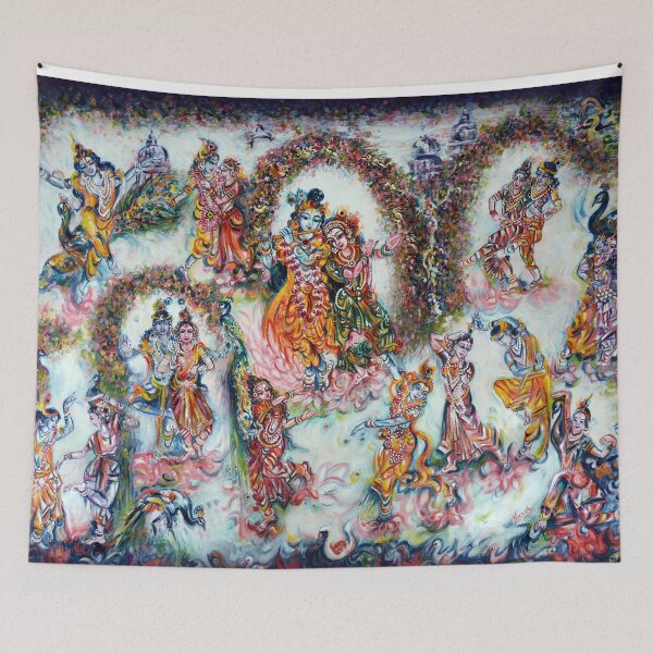 Item preview, Maha Raas The Cosmic Dance of Radha and Krishna designed and sold by Harsh  Malik.