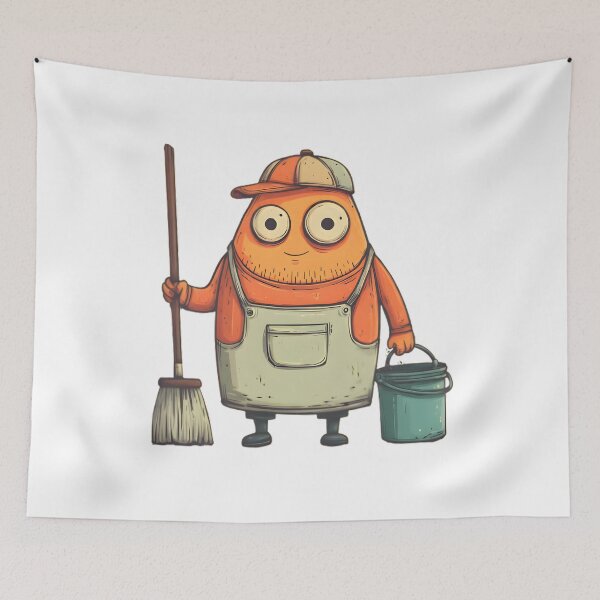 Item preview, Street Cleaning Hero designed and sold by Retro Whimsy.