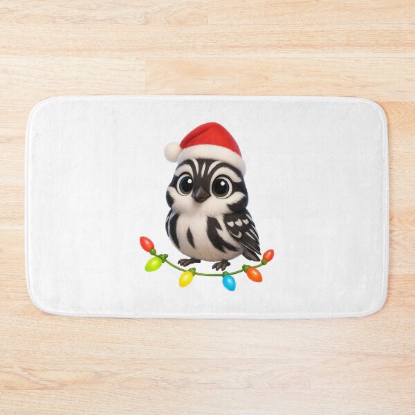 Item preview, Christmas Black and White Warbler designed and sold by Sillytoe.