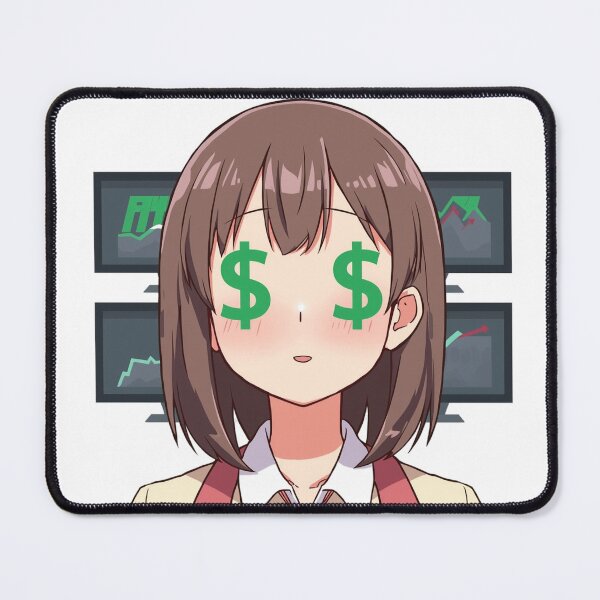 Item preview, Anime Trader – Money Eyes Stock Market Design designed and sold by VolatilityEdge.