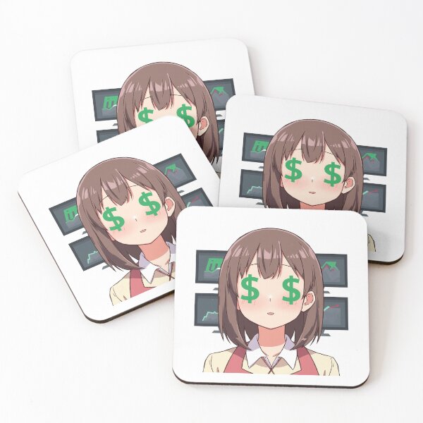 Item preview, Anime Trader – Money Eyes Stock Market Design designed and sold by VolatilityEdge.