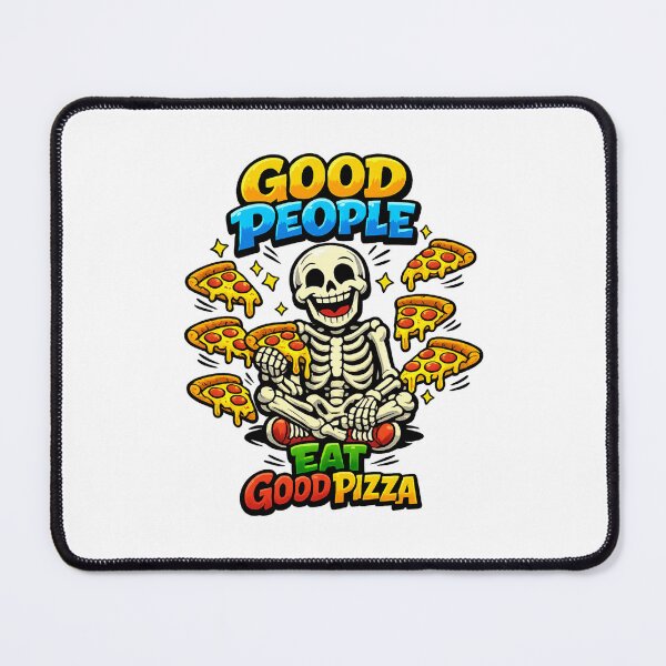 Item preview, Good People Eat Good Pizza designed and sold by LuveraxArt.