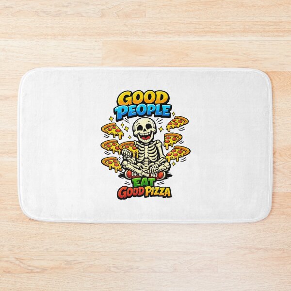 Item preview, Good People Eat Good Pizza designed and sold by LuveraxArt.