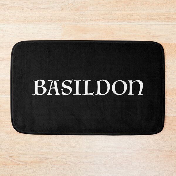 Item preview, Basildon old medieval style text (White) designed and sold by STUDIO-72.