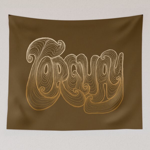 Item preview, Torquay Typography - Warm Sand designed and sold by bignose1977.