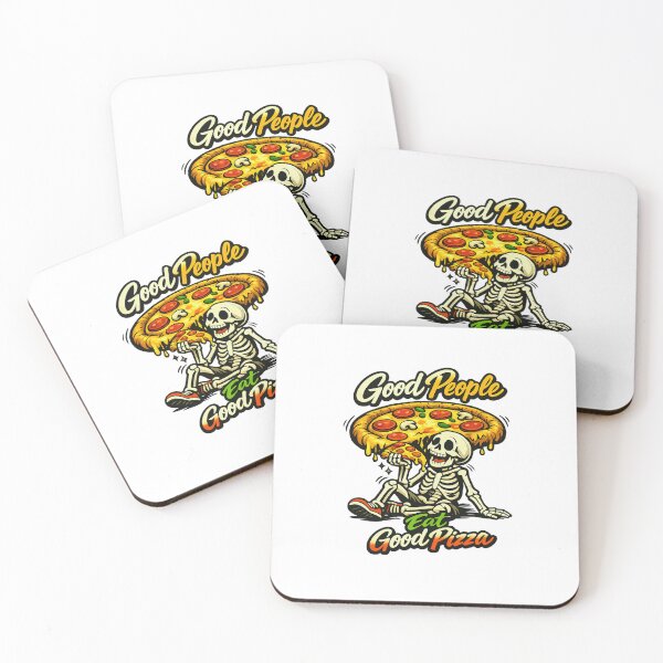 Item preview, Good People Eat Good Pizza designed and sold by LuveraxArt.