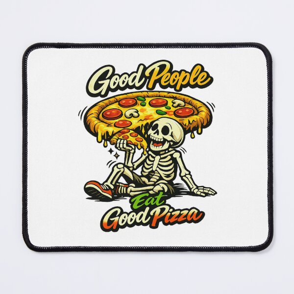 Item preview, Good People Eat Good Pizza designed and sold by LuveraxArt.