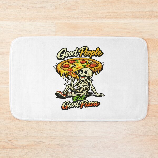 Item preview, Good People Eat Good Pizza designed and sold by LuveraxArt.