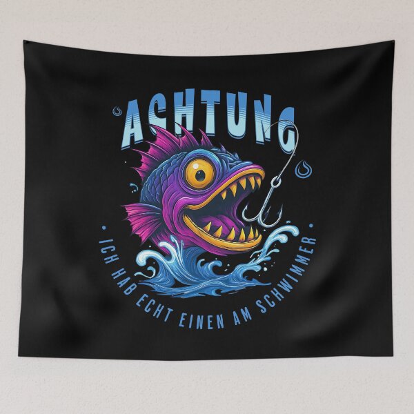 Item preview, Warning - I'm really crazy about swimming designed and sold by Pixelartistin.