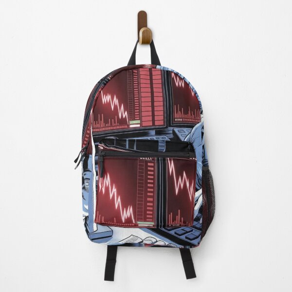 Item preview, Anime Trader Red Market Meltdown – Day Trading Loss Meme designed and sold by VolatilityEdge.