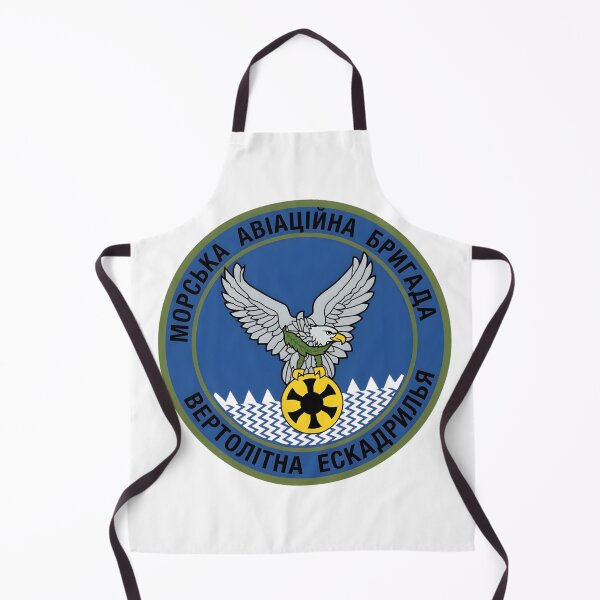 Item preview, Ukrainian Naval Aviation Brigade Helicopter Squadron Military Patch designed and sold by CharlieDesings.