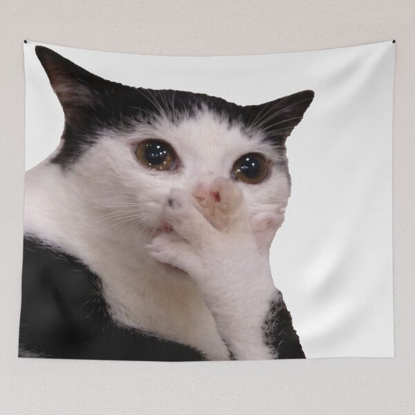 Item preview, Shocked Cat Meme designed and sold by memesh-for-you.