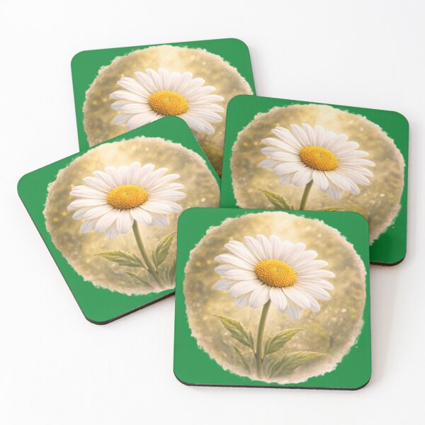 Item preview, Sunny Garden Daisy – Cheerful Floral Portrait designed and sold by TheJoyfulPen.