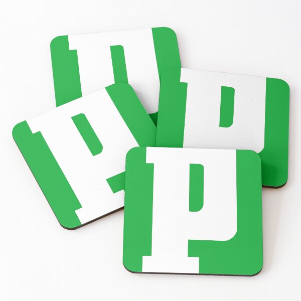 Item preview, Mod Weller Jam Black Rickenbacker Guitar Penny POP ART white Letter “P” with green Background -  designed and sold by Kludoman.