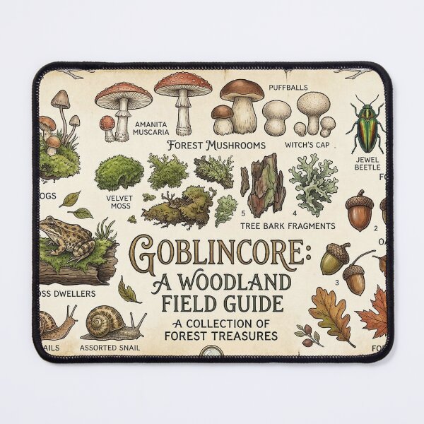 Item preview, Goblincore Woodland Field Guide Forest Treasures designed and sold by Tamer ⭐⭐⭐⭐⭐.