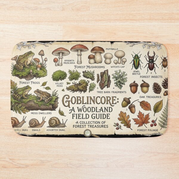 Item preview, Goblincore Woodland Field Guide Forest Treasures designed and sold by Tamer ⭐⭐⭐⭐⭐.